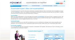 Desktop Screenshot of mijnscoot.nl