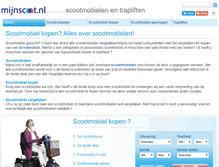 Tablet Screenshot of mijnscoot.nl